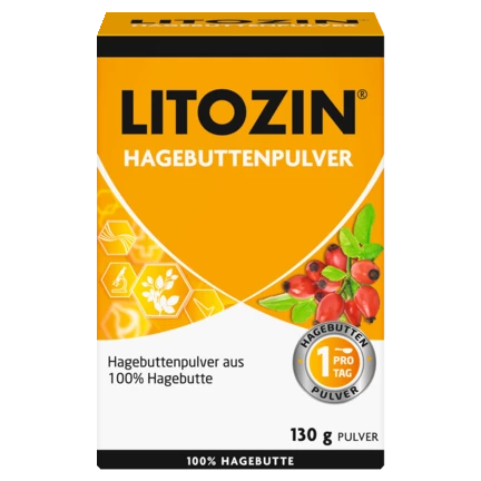 Hagebuttenpulver Frontansicht