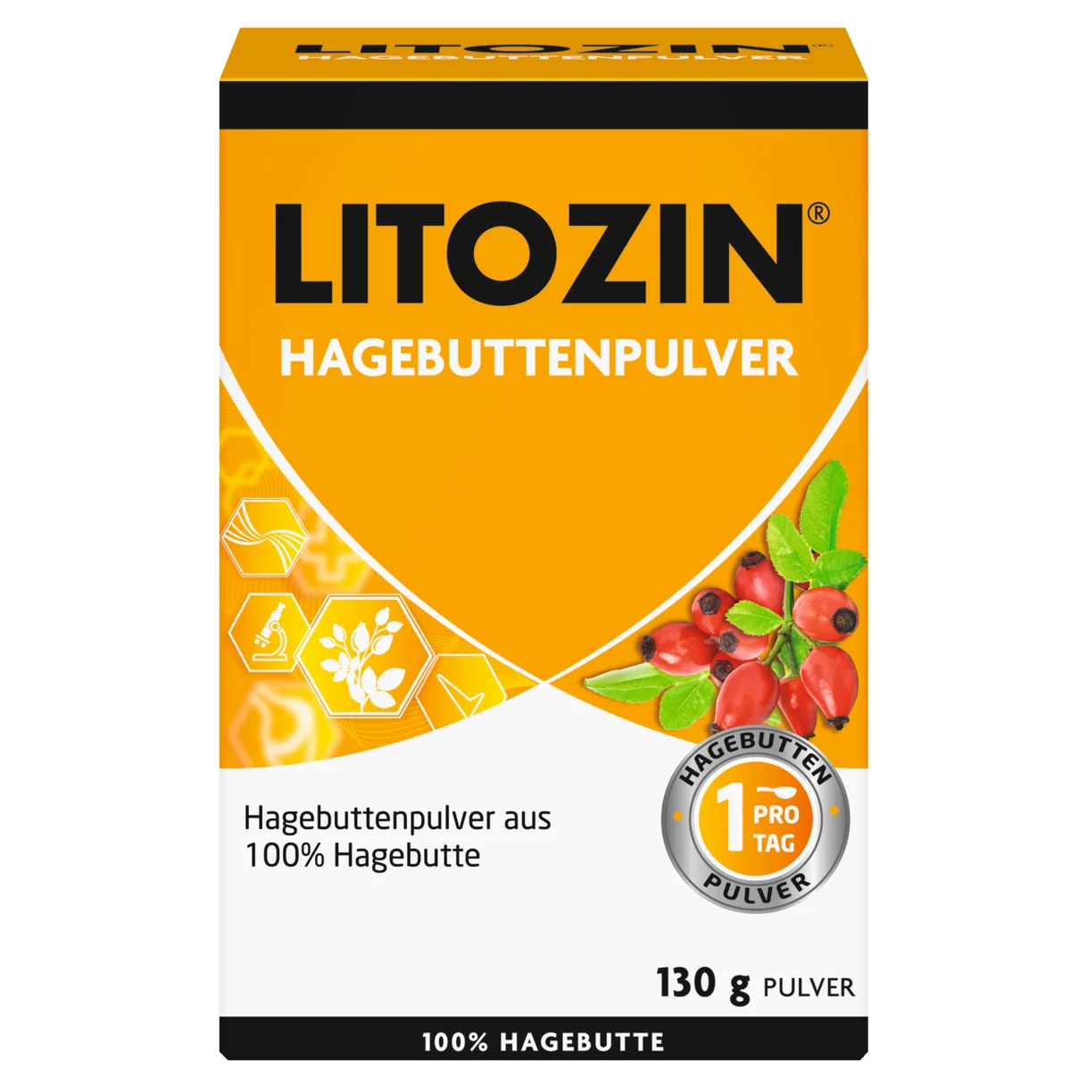 Hagebuttenpulver Frontansicht